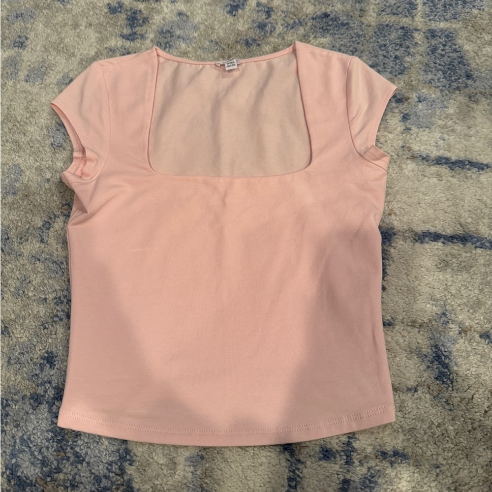 SOLD Garage light pink crop top